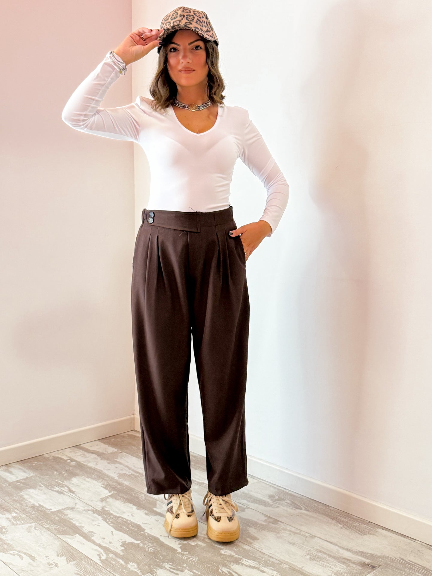 PANTALONE DOPPIO BOTTONE
