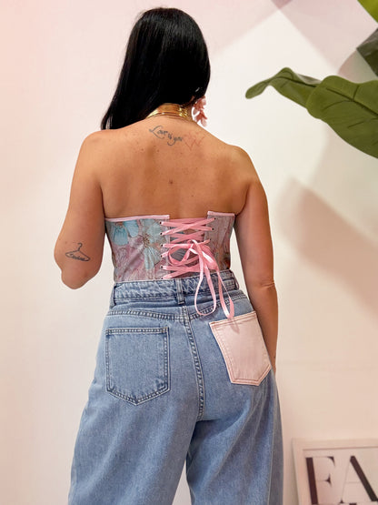 CORSETTO PROFILO ROSA