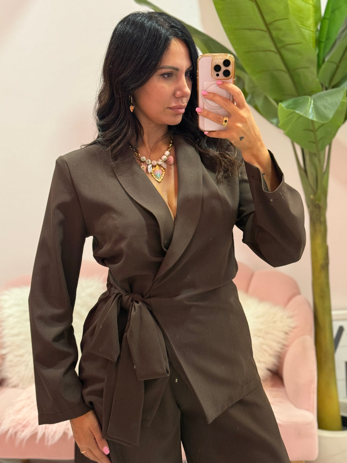 TAILLEUR BALLOON CIOCCOLATO