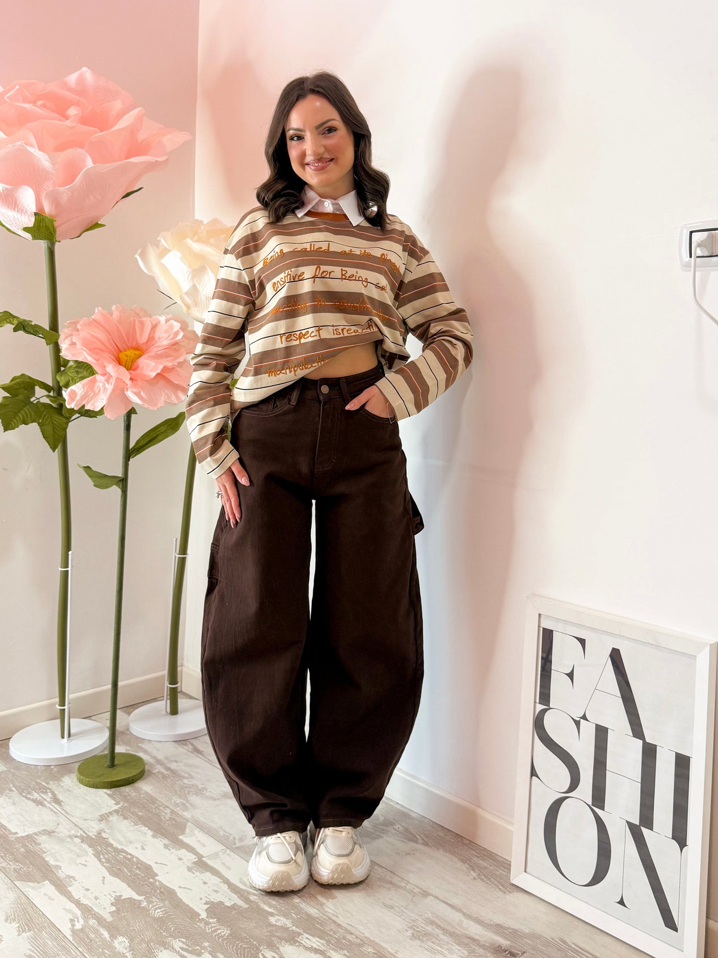 JEANS CARPENTER MARRONE