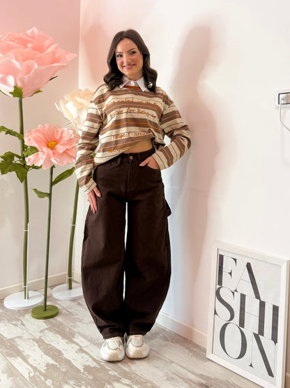 JEANS CARPENTER MARRONE