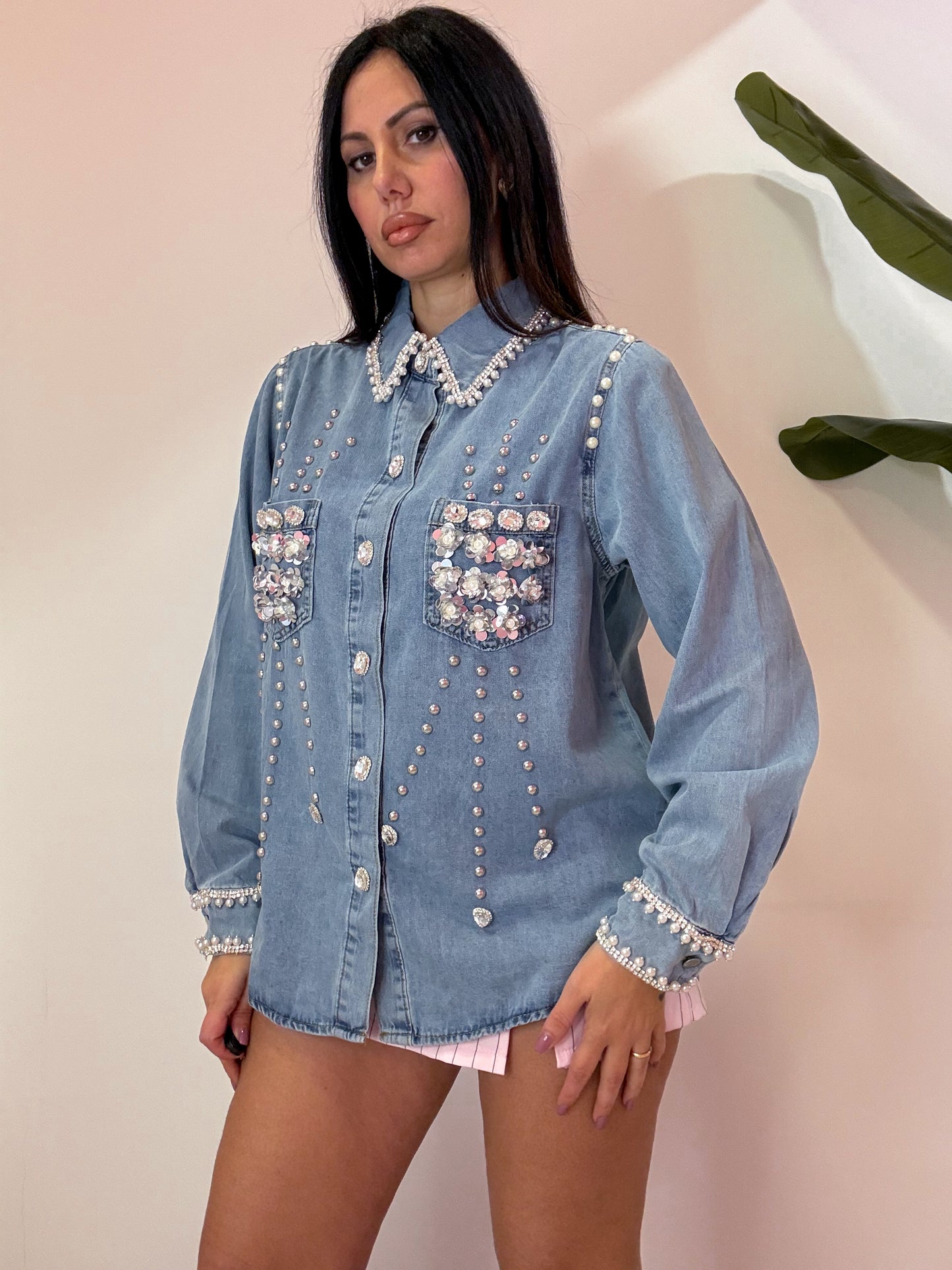 CAMICIA JEANS PREZIOSA