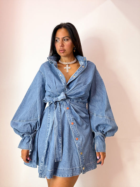 VESTITO JEANS SBUFFO