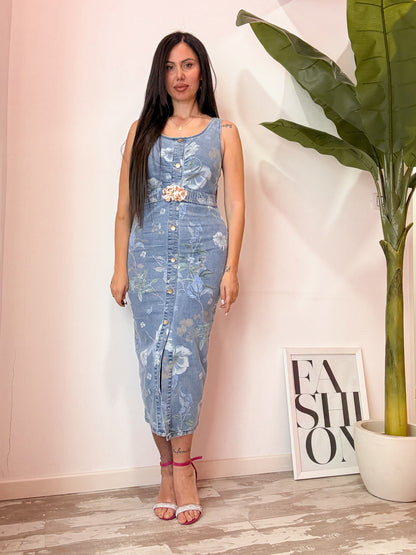 VESTITO MIDI JEANSATO