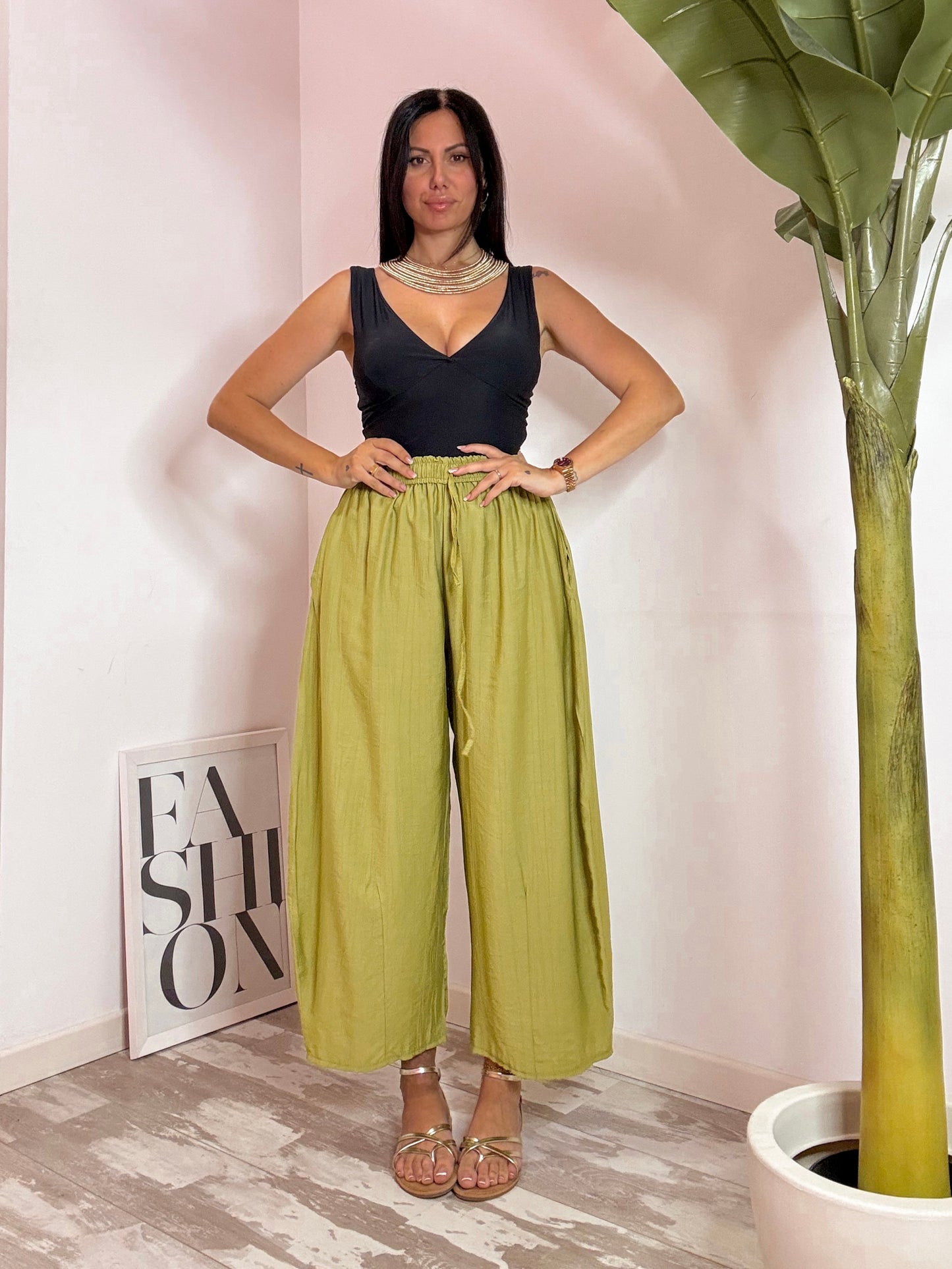 PANTALONE RICCIO 3 COLORI