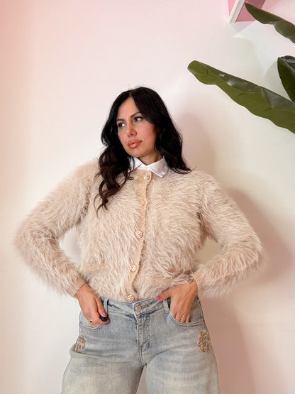 CARDIGAN BATUFFOLO BEIGE