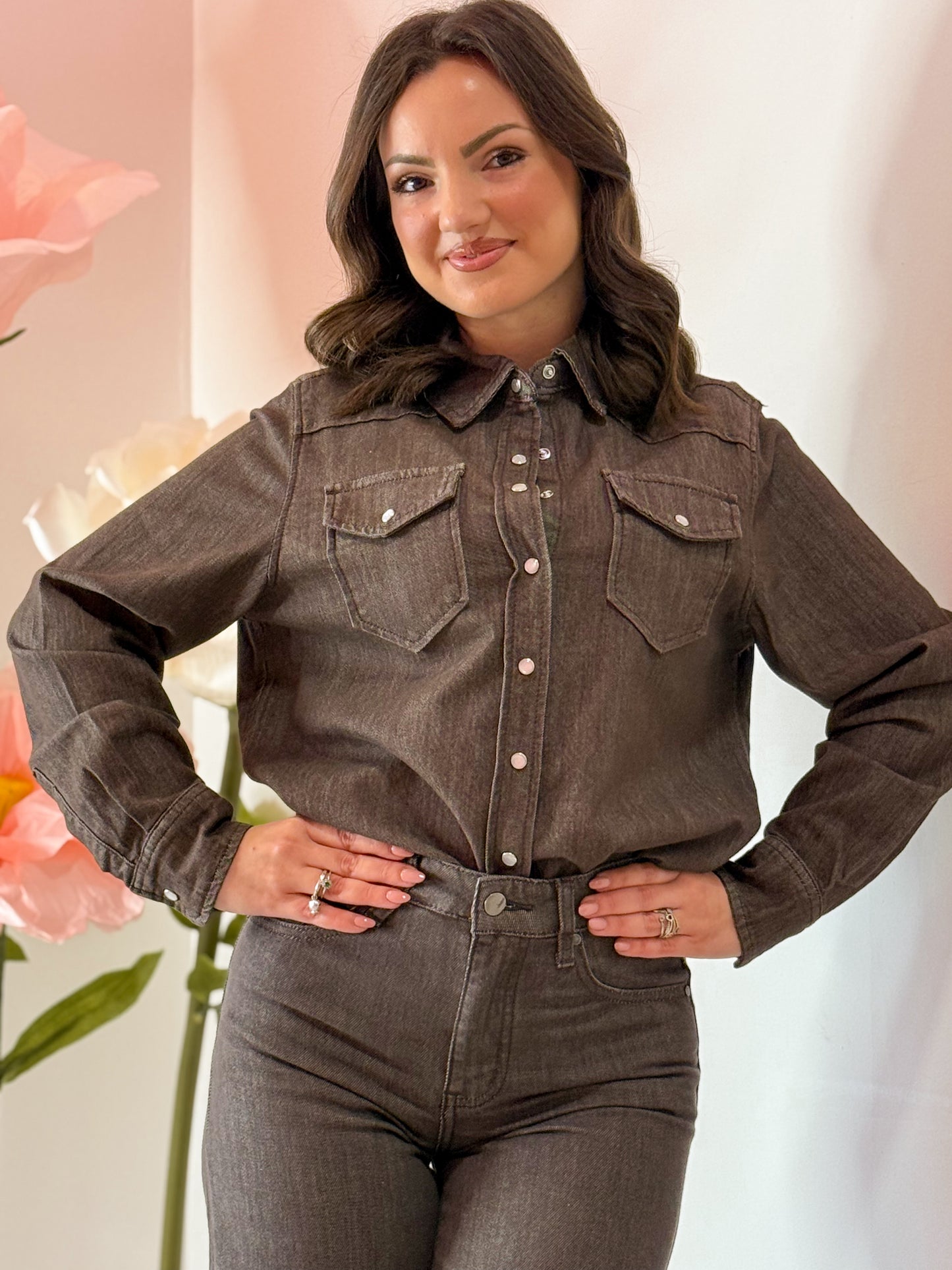 SET JEANSATO MARRONE