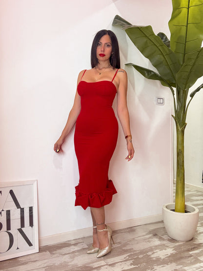 VESTITO SPAIN ROSSO