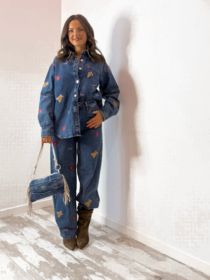 JEANS TEDDY LOVE