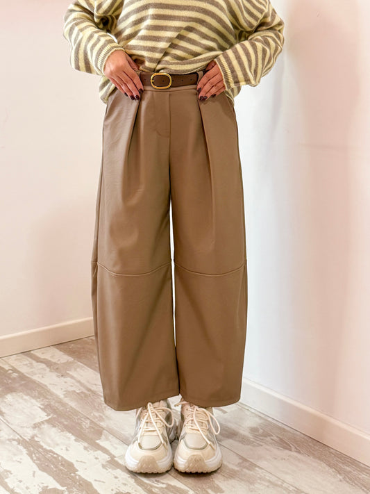 PANTALONE CAPRI TORTORA