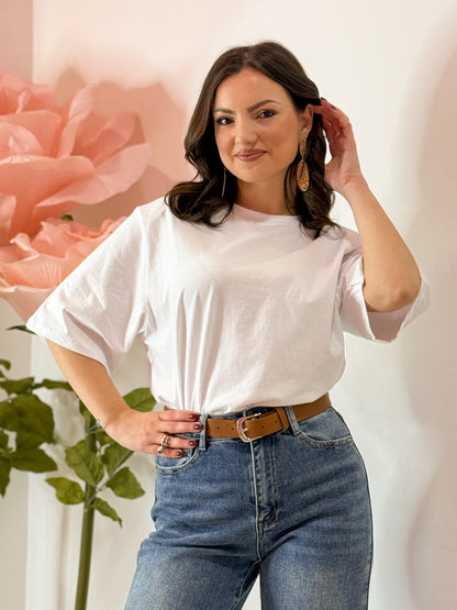 T SHIRT OVER GIROCOLLO 2 COLORI