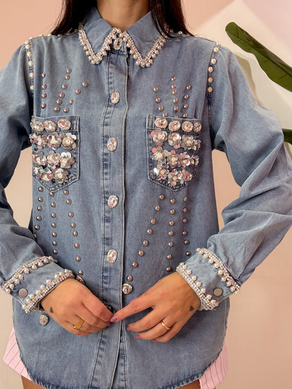 CAMICIA JEANS PREZIOSA