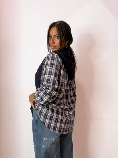 CAMICIA FINTO PULLOVER 2 COLORI