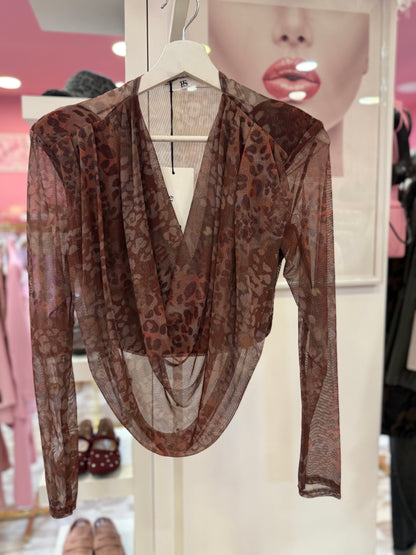 MAGLIA CROP VELATA 2 COLORI