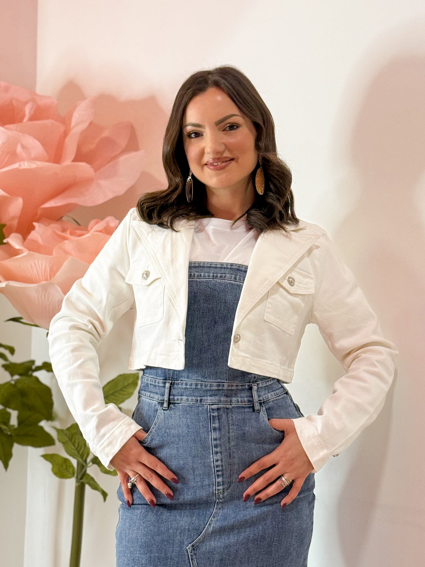 GIACCHETTA CROP BIANCA