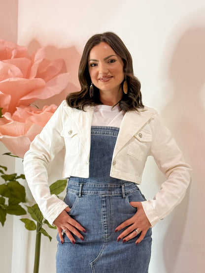 GIACCHETTA CROP BIANCA