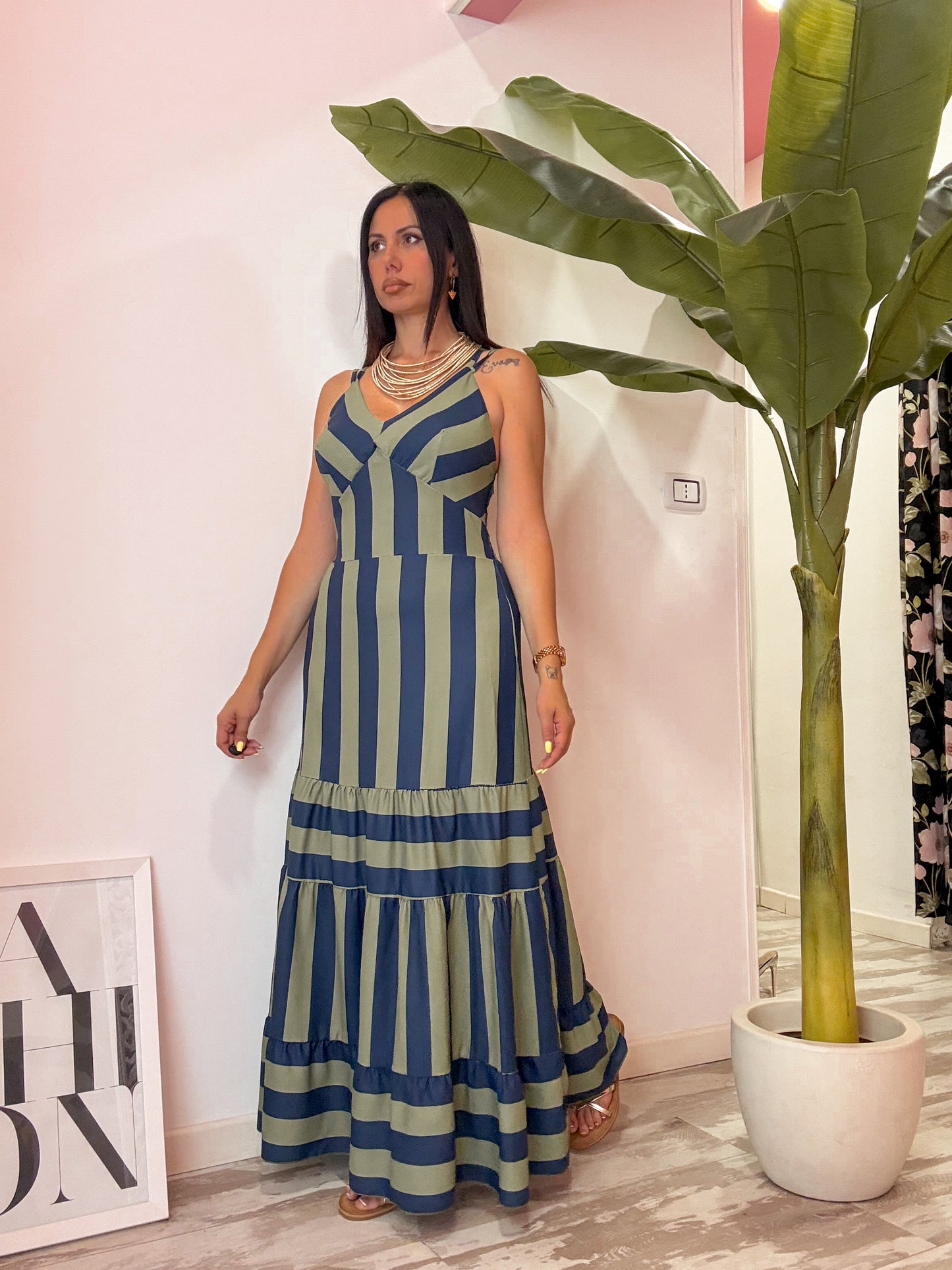 VESTITO BICOLORE 2 VARIANTI
