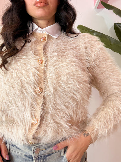 CARDIGAN BATUFFOLO BEIGE