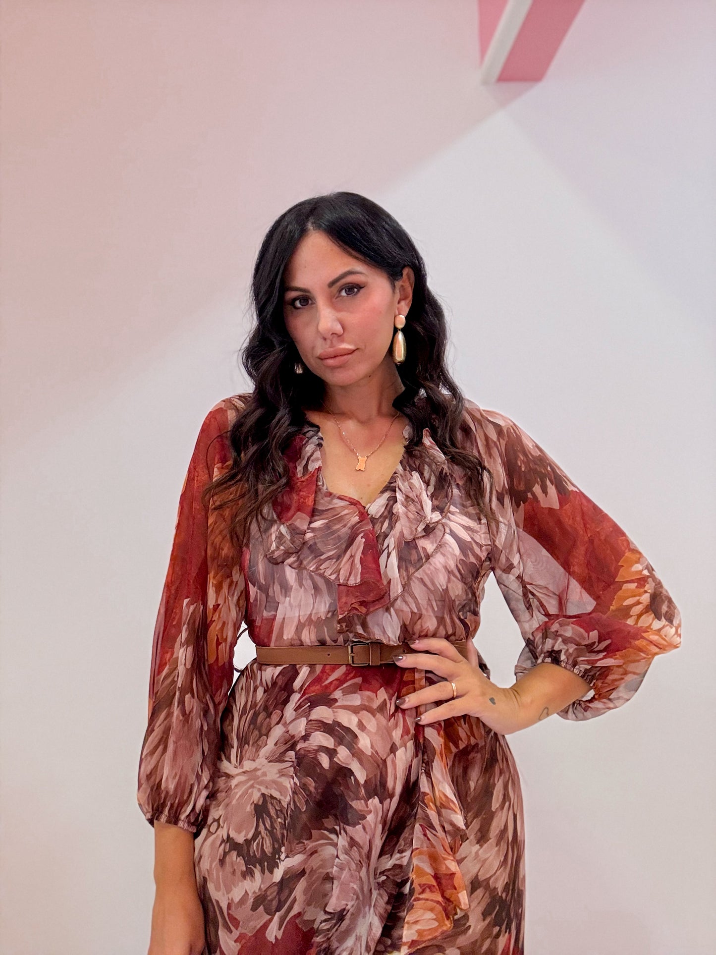 DRESS PROVENZA BORDEAUX