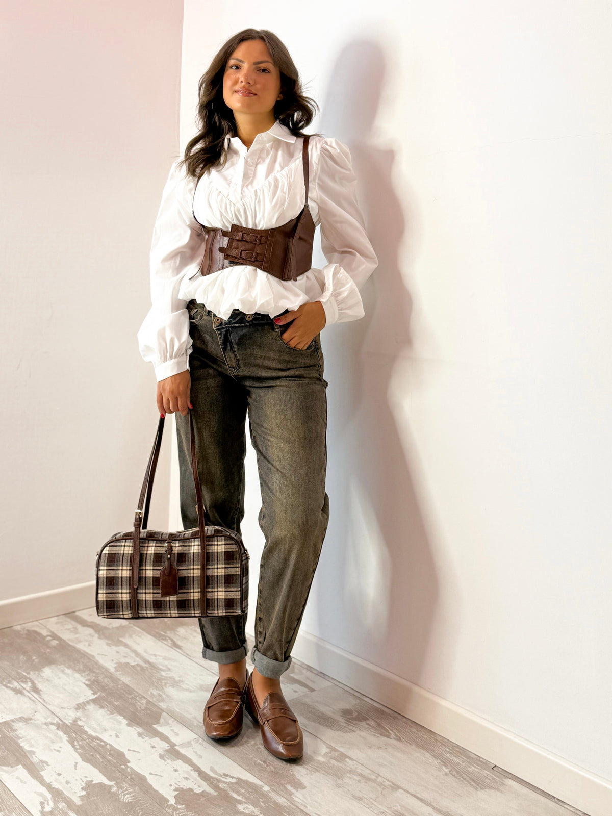 JEANS BOTTONE TRASVERSALE 803
