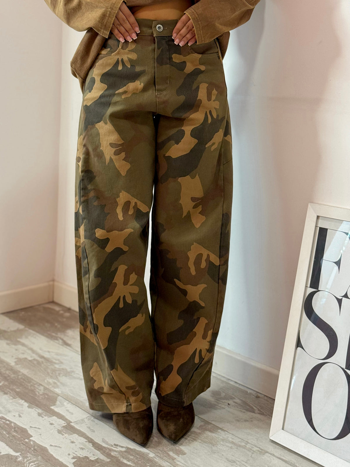 JEANS BALLOON CAMOUFLAGE