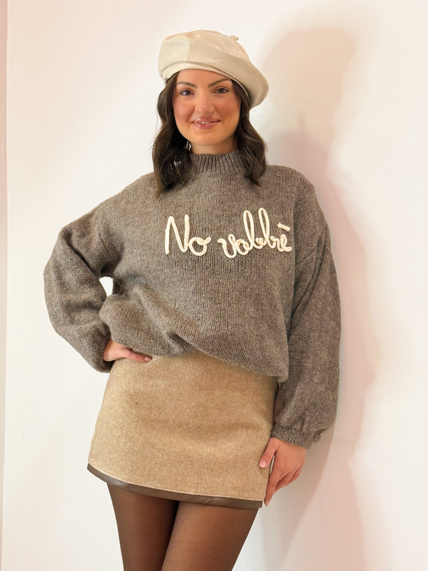 PULL NOVABBE MARRONE