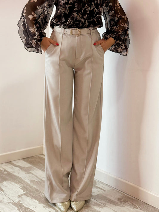 PANTALONE CLASSICO PANNA