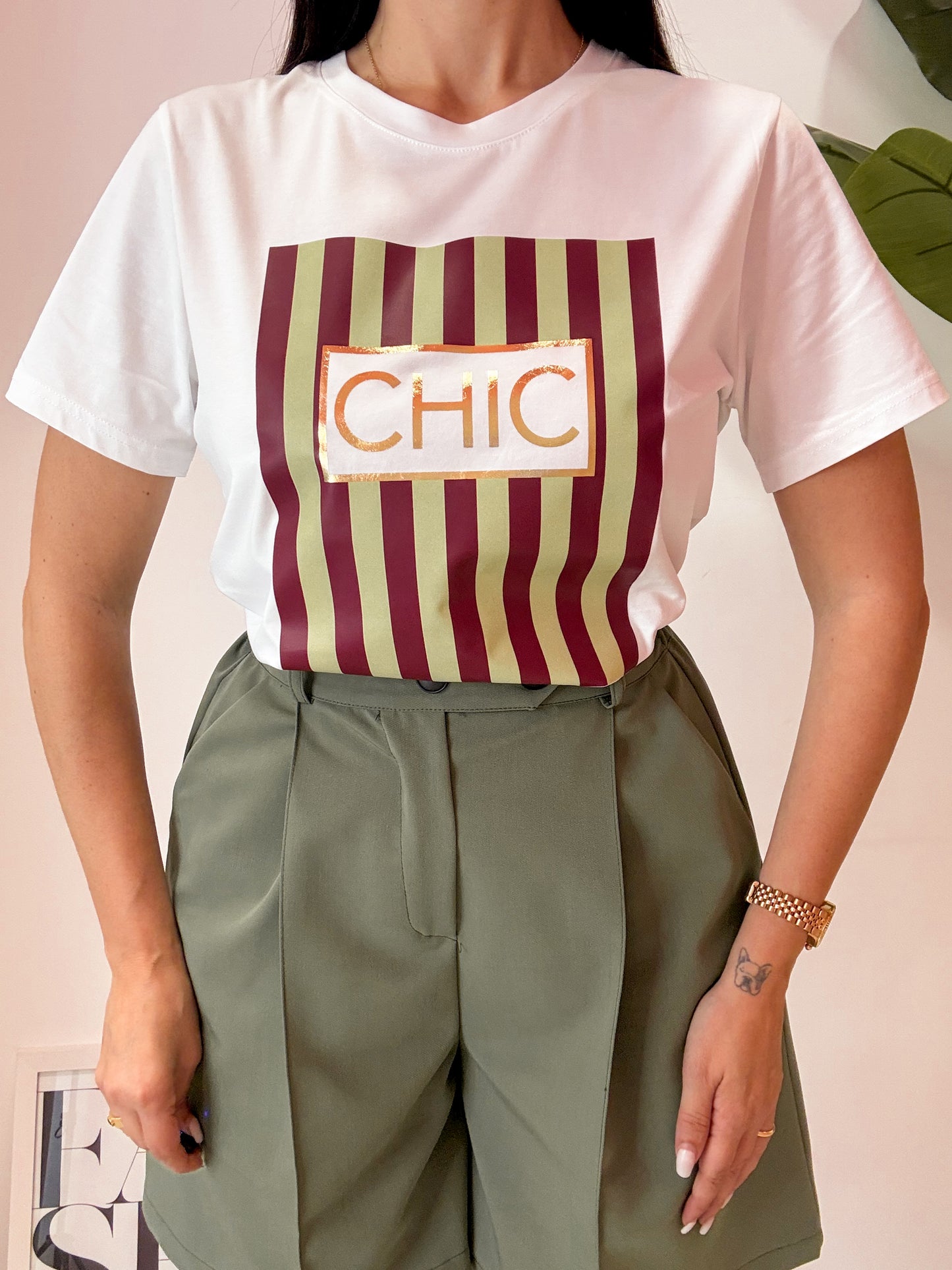 T SHIRT CHIC VERDE