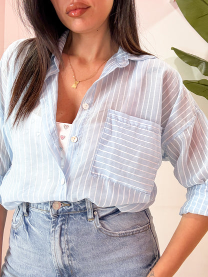 CAMICIA RIGHE 3 COLORI