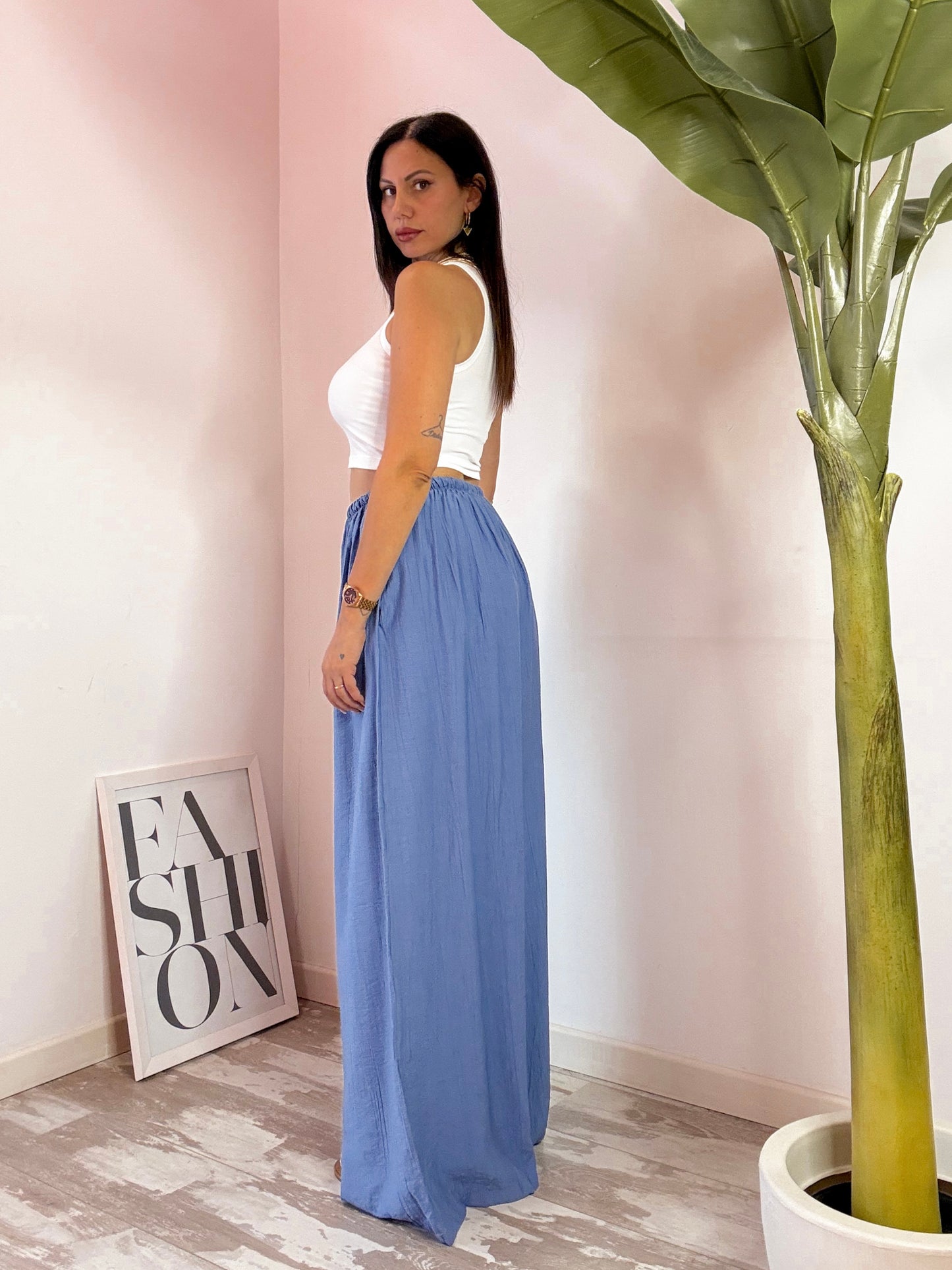 PANTALONE LARGO 4 COLORI