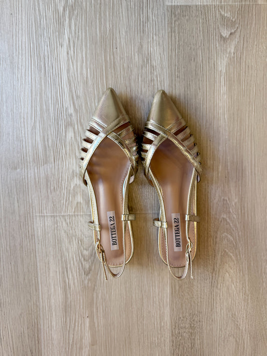Scarpa bassa oro