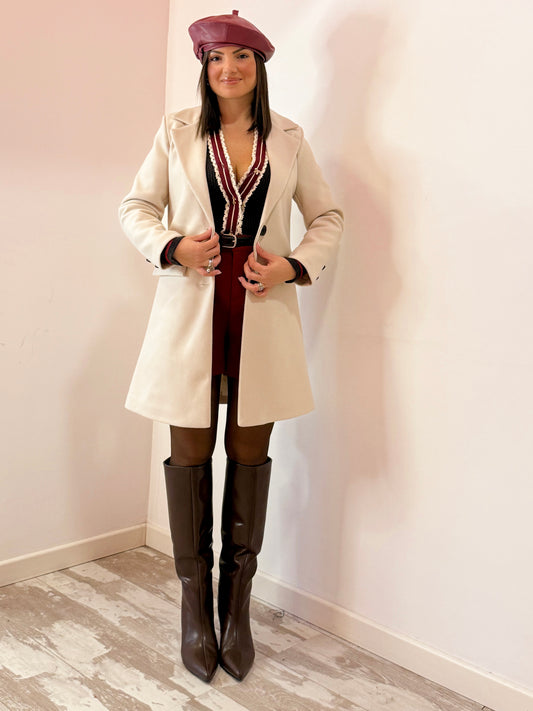 CAPPOTTO CLASSICO PANNA