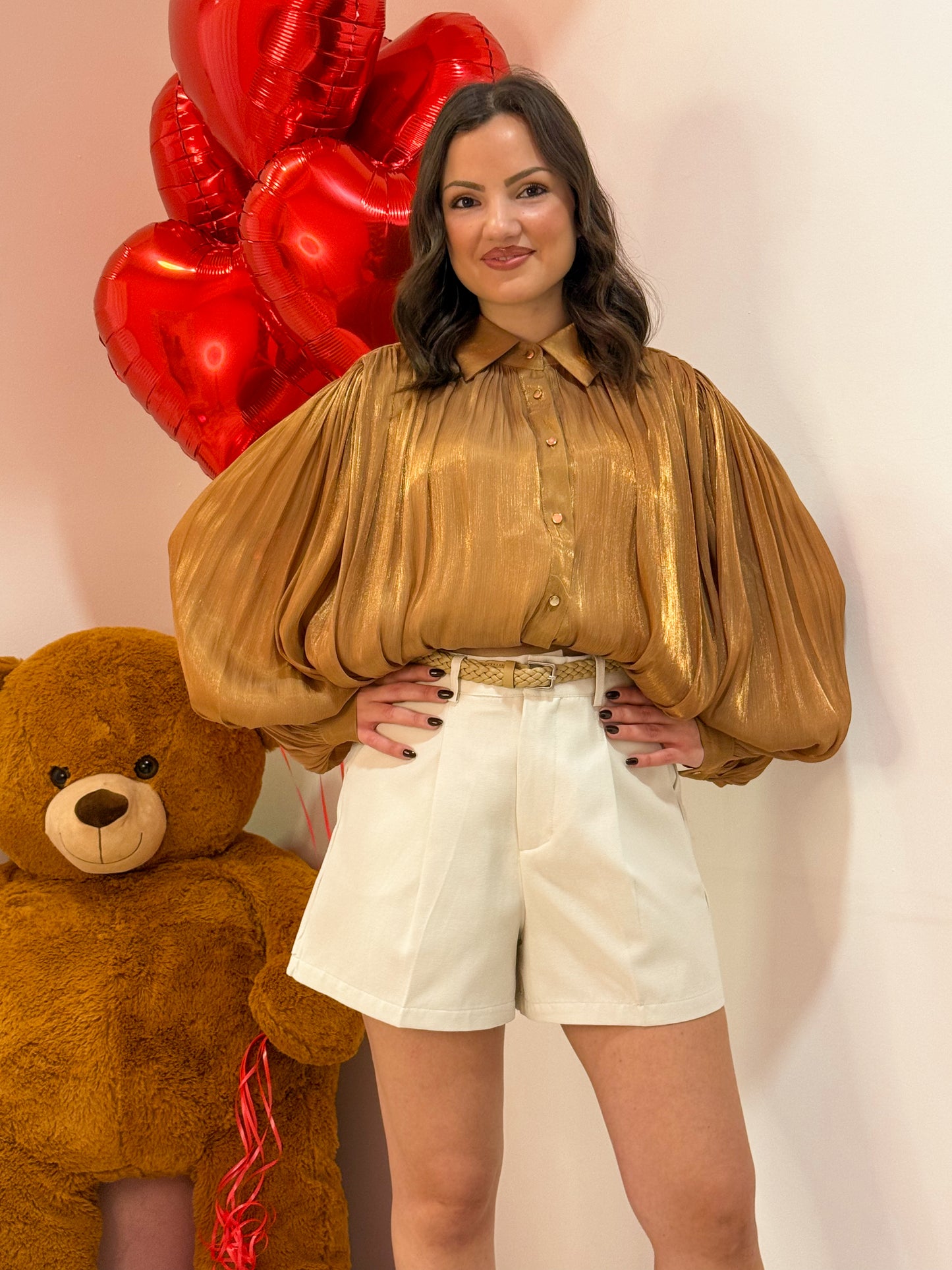 CAMICIA CARAMELLO