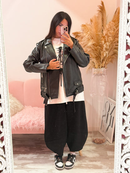 chiodo over in similpelle