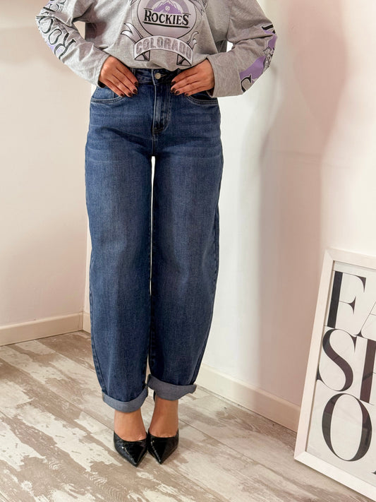 JEANS CLASSIC BALLOON BLU 65-1