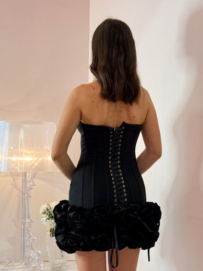DRESS ROSE NERO
