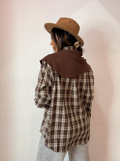 CAMICIA FINTO PULLOVER 2 COLORI