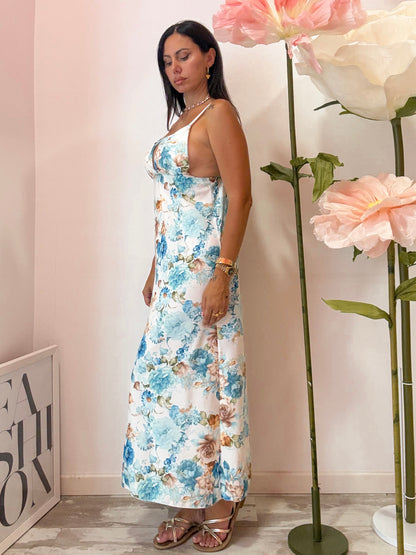 VESTITO FIORI 3 COLORI