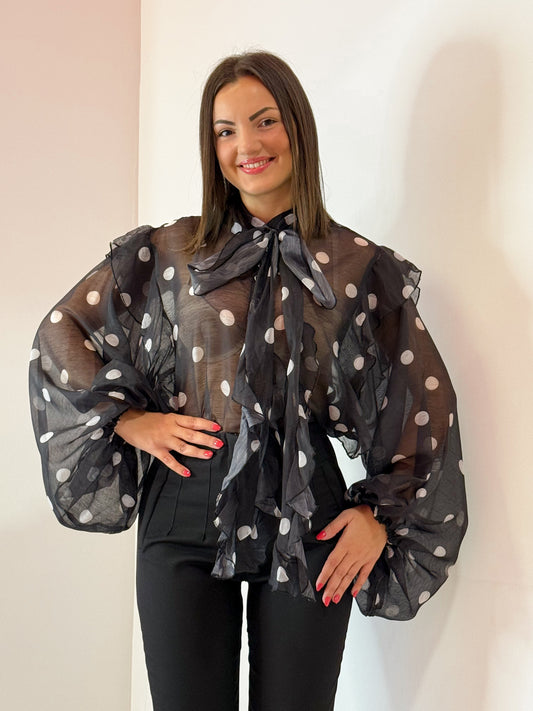 CAMICIA POIS NERA