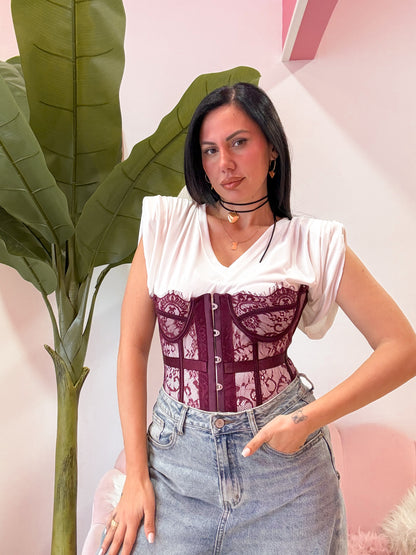 CORSETTO PIZZO 4 colori