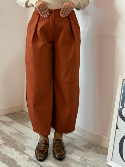 PANTALONE BALLOON MATTONE