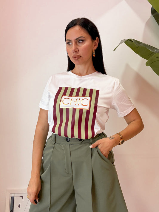 T SHIRT CHIC VERDE