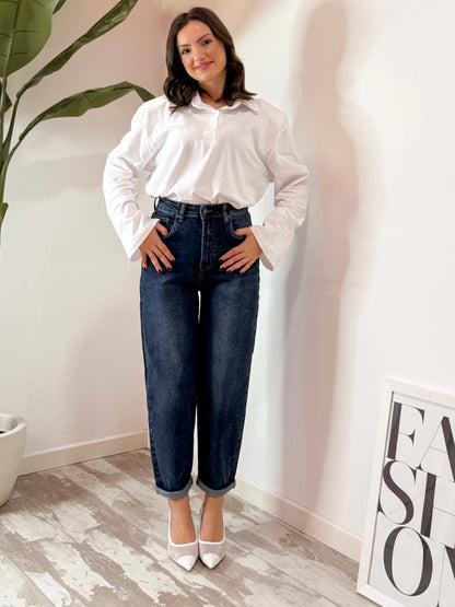 JEANS BALLOON BLU SFUMATO 65-1