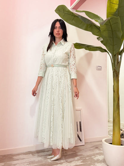 ABITO PIZZO E TULLE