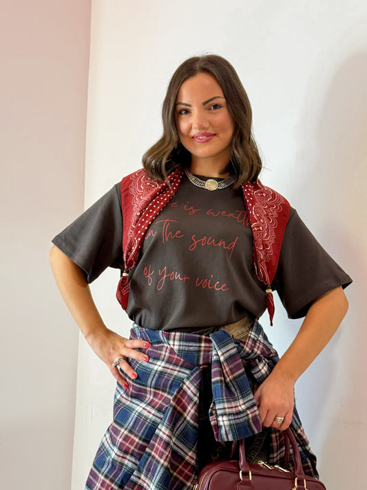 T SHIRT BAND ROSSA