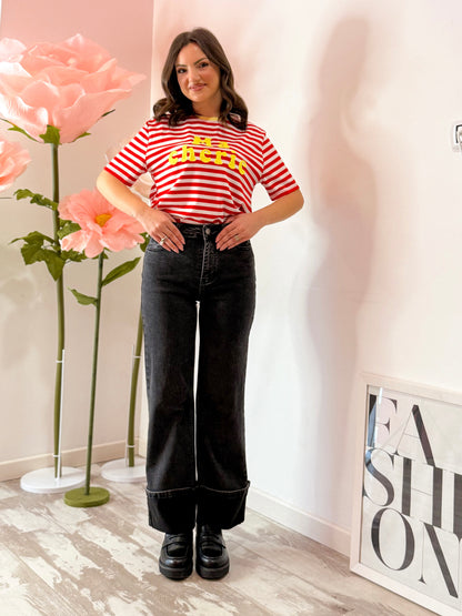 JEANS PIEGONE NERO