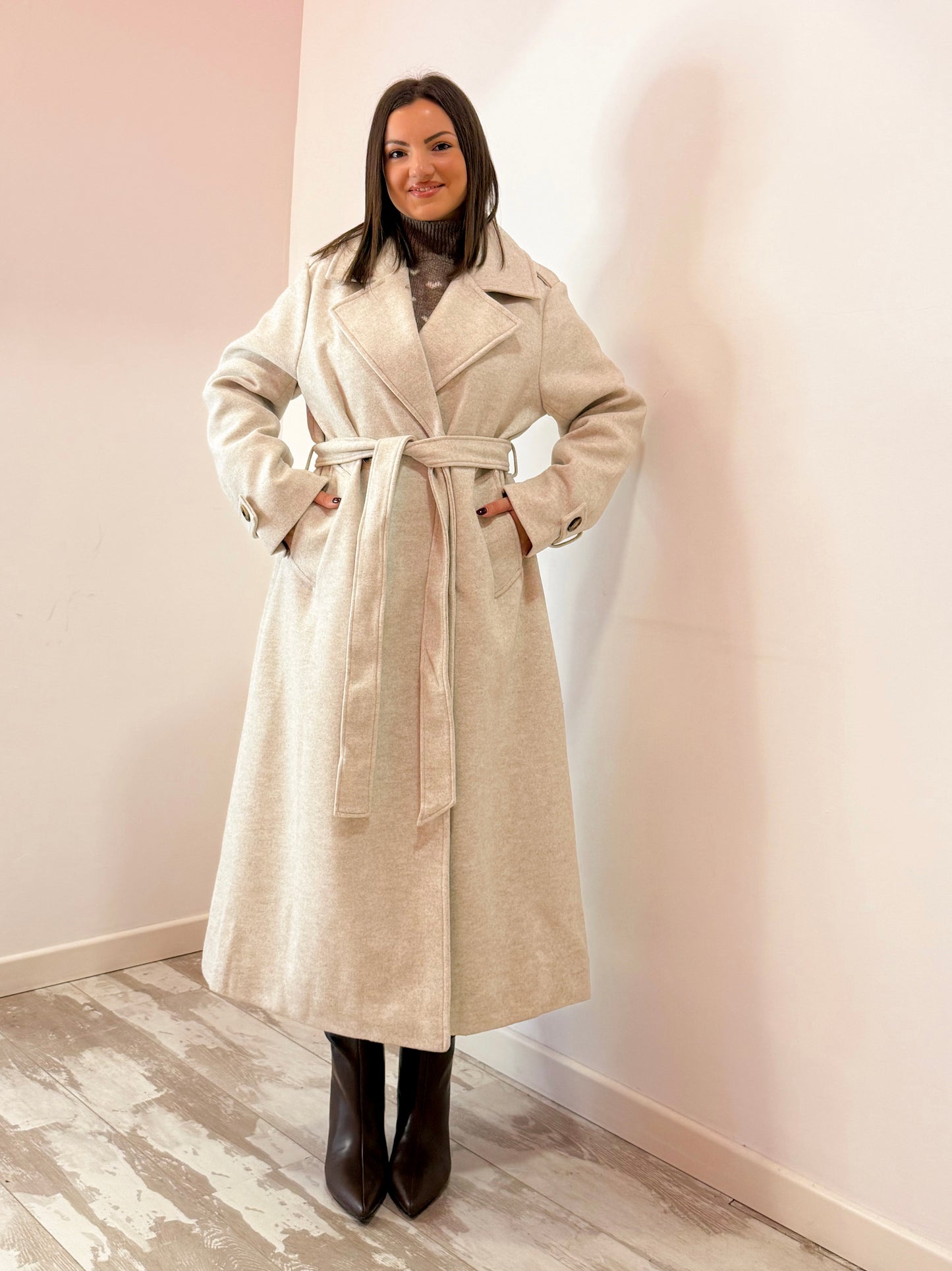 CAPPOTTO LUNGO PANNA