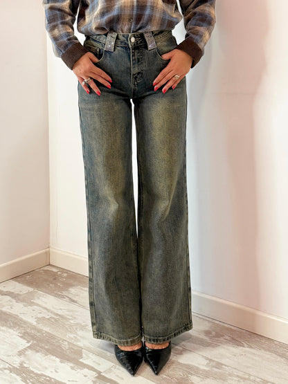 JEANS SFUMATO BEIGE