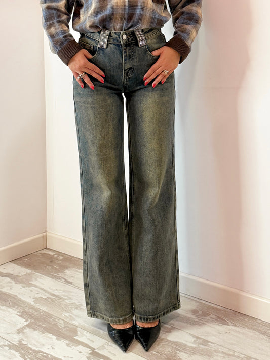 JEANS SFUMATO BEIGE