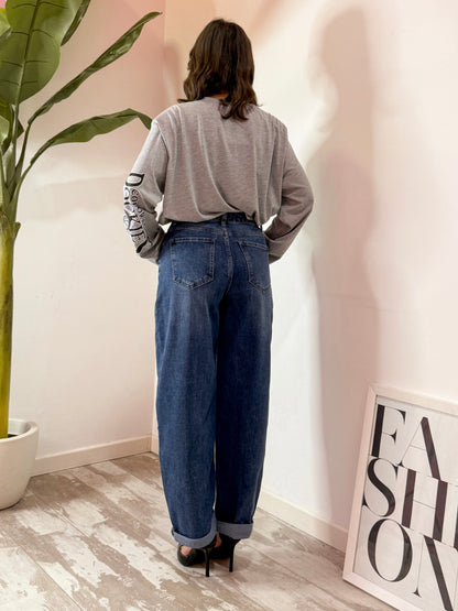 JEANS CLASSIC BALLOON BLU 65-1